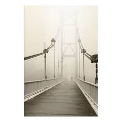 Wandbild Bridge in the Fog