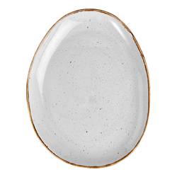 Assiette en porcelaine avec liseré doré (lot de 6) assiettes