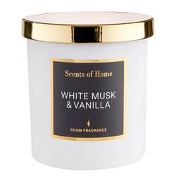 Geurkaars White Musk SCENTS OF HOME