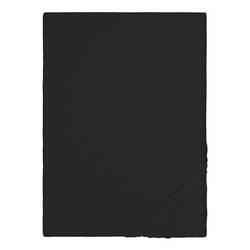 Drap-housse GALLERY noir/blanc en coton