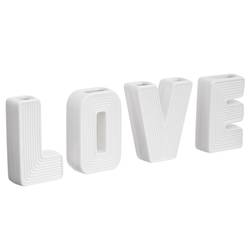 Mini-Vasen-Set LOVE 4-teilig