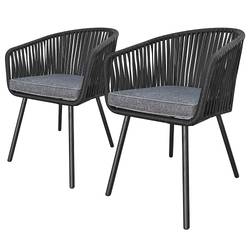 Chaises de jardin NOXI - Lot de 2