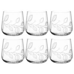 Set di bicchieri Leonardo Bambini Avventura 6 pezzi, Bicchiere, Vetro, 215  ml