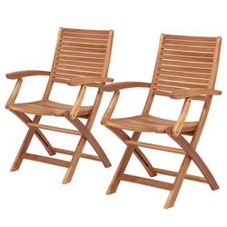 Chaises de jardin SOMERSET - Lot de 2