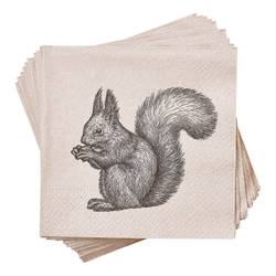 Papierservietten APRÈS Eichhörnchen