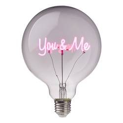 LED-Glühlampe BRIGHT LIGHT You & Me