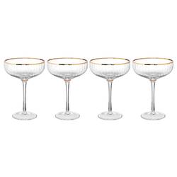 Champagnerschale GOLDEN TWENTIES 4er-Set