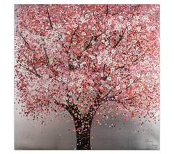 Acrylbild handgemalt Kirschblütenzauber