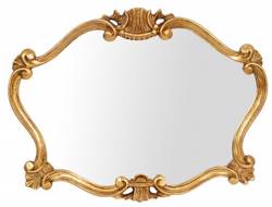 Barock Spiegel mit goldenem Rahmen