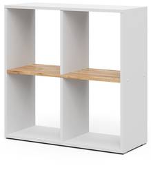Separador de ambientes Levio, Blanco, 70 x 97.4 cm, Vicco