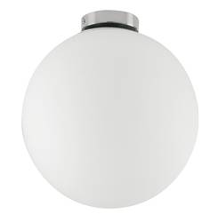 LED Deckenleuchte Ø30cm Glaskugel Weiß