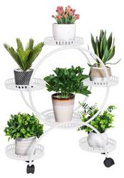 Blumenregal weiss metall Blumentreppe kaufen