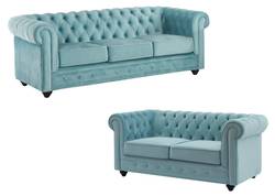 Couchgarnitur CHESTERFIELD 2er-Set