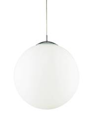 LED Pendelleuchte Kugelglas Weiß Ø35cm