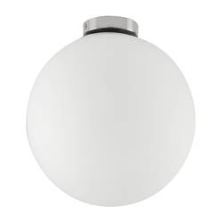 LED Deckenleuchte Ø15cm Glaskugel Weiß