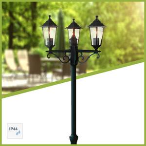 Lampadaire Crown Lantern Verre / Aluminium - 3 ampoules