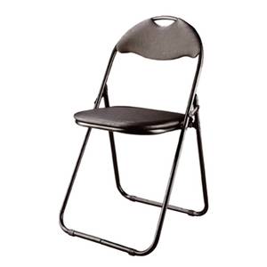 Lot de 6 chaises pliantes Kyra Noir