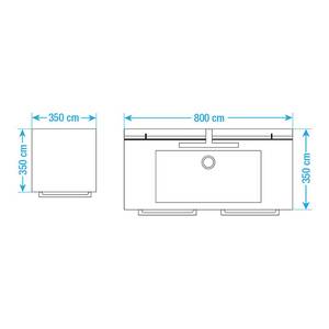 Lavabo Elva Chêne truffier - 80 cm - Largeur : 80 cm