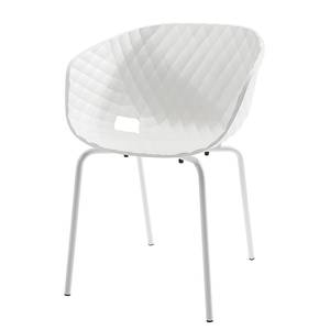 Chaises Radar Bubble (lot de 4) Matériau synthétique - Blanc