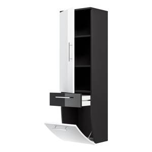 Armoire-colonne tare Anthracite - Blanc