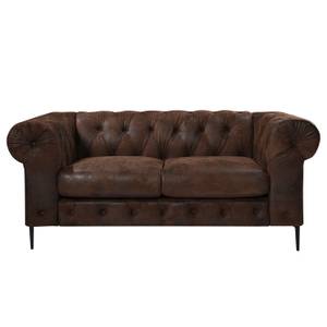 Sofa Cayley (2-Sitzer) Antiklederlook - Braun