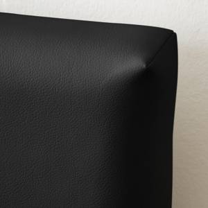 Lit capitonné KiYDOO V Avec coffre de lit - Imitation cuir - Noir - 160 x 200cm