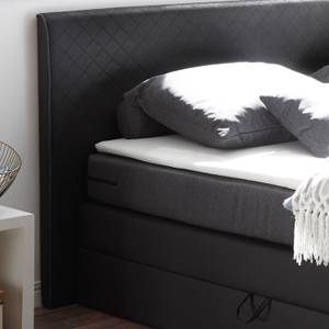 Lit boxspring Ariton Avec coffres de lit et surmatelas - Imitation cuir / Tissu