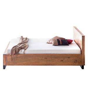 Houten bed Woodson Bruin - Massief hout - 196 x 90 x 216 cm