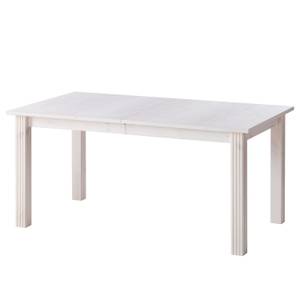 Table extensible Lyngby Pin massif - Blanc