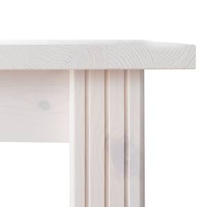 Table extensible Lyngby Pin massif - Blanc