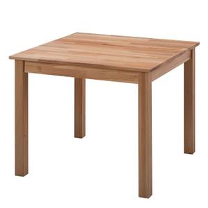 Table DarsiWOOD I Hêtre massif - 90 x 90 cm