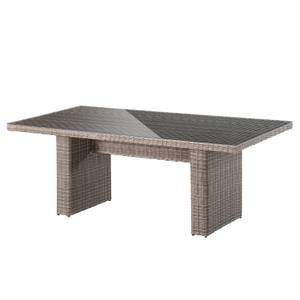 Essgruppe Villebon I (7-teilig) Polyrattan - Braun / Anthrazit