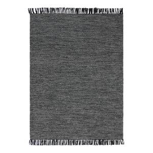 Teppich Booragoon Baumwolle / Schwarz / Grau - 140 x 200 cm