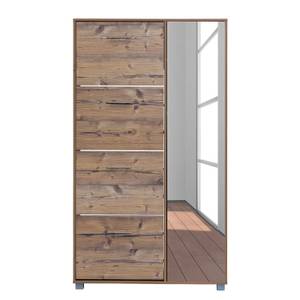 Compacte garderobe Nadin (3-delig) Zilvervurenhouten look