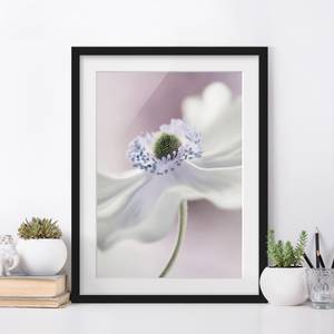 Afbeelding Anemonen I deels massief grenenhout - zwart - 70 x 100 cm