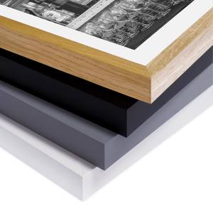 Afbeelding Bar I deels massief grenenhout - zwart - 30 x 40 cm