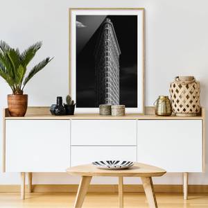 Afbeelding Flatiron Building IV deels massief eikenhout- eikenhout - 70 x 100 cm