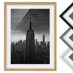 Afbeelding New York Rockefeller View IV deels massief eikenhout- eikenhout - 40 x 55 cm