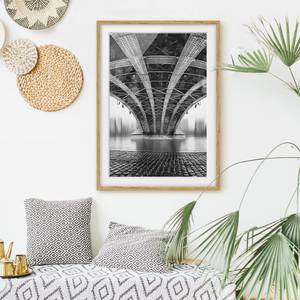 Bild Under The Iron Bridge IV Eiche teilmassiv - Eiche - 40 x 55 cm