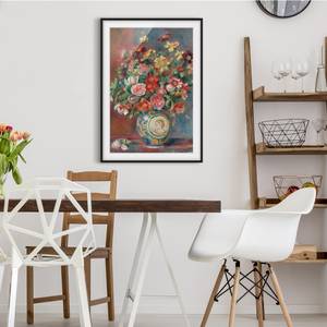 Bild Blumenvase I Kiefer teilmassiv - Schwarz - 50 x 70 cm
