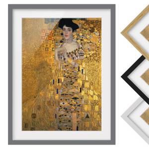 Impression d’art Adele Bloch-Bauer III Partiellement en pin massif - Gris - 30 x 40 cm