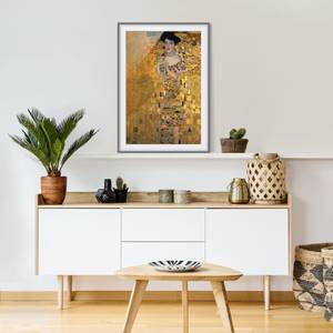 Impression d’art Adele Bloch-Bauer III Partiellement en pin massif - Gris - 30 x 40 cm