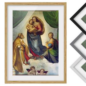 Bild Die Sixtinische Madonna IV Eiche teilmassiv - Eiche - 70 x 100 cm