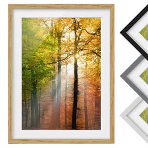 Afbeelding Morning Light IV deels massief eikenhout- eikenhout - 70 x 100 cm