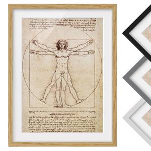 Bild Da Vinci IV Eiche teilmassiv - Eiche - 70 x 100 cm