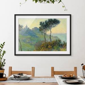 Impression d’art Varengeville I Pin massif - Noir - 100 x 70 cm