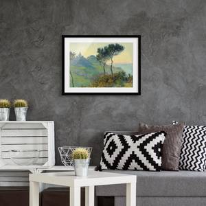Impression d’art Varengeville I Pin massif - Noir - 100 x 70 cm