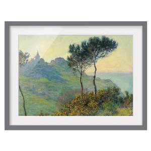 Impression d’art Varengeville III Partiellement en pin massif - Gris - 40 x 30 cm