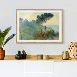 Impression d’art Varengeville IV Partiellement en chêne massif - Chêne - 40 x 30 cm