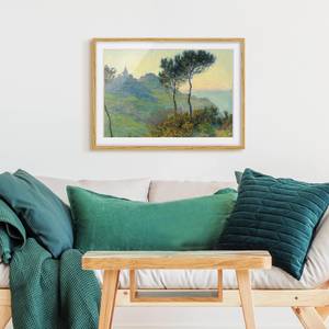 Impression d’art Varengeville IV Partiellement en chêne massif - Chêne - 100 x 70 cm